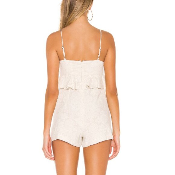 NWT BCBGENERATION Linen Blend Romper - Picture 3 of 8